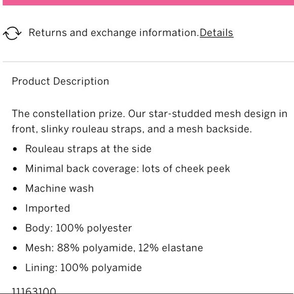 Z24 Victoria’s Secret 2pc Bundle 34C + Medium Panty NWT - Picture 8 of 9